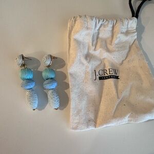 J. Crew Factory Gradient Blue Earrings